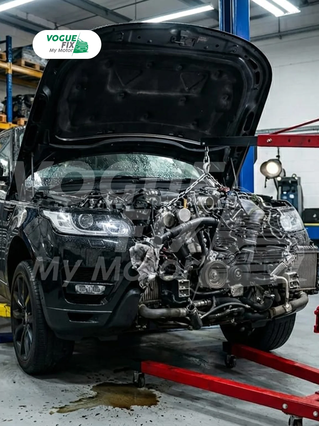 Engine repair work at Vogue Fix My Motor workshop, Grays Essex — photo 2